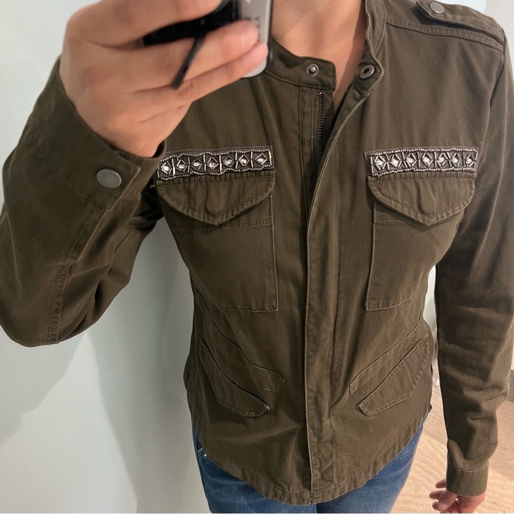 Médium military olive jacket